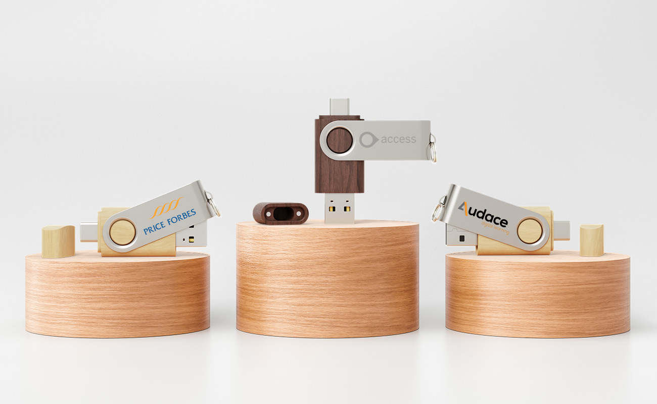 Twister Go Wood - USB-C Minne Reklam gallery thumbnail