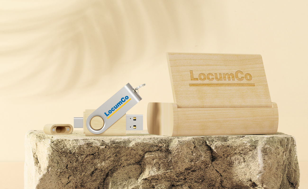 Twister Go Wood - USB-C Minne Tryck gallery thumbnail