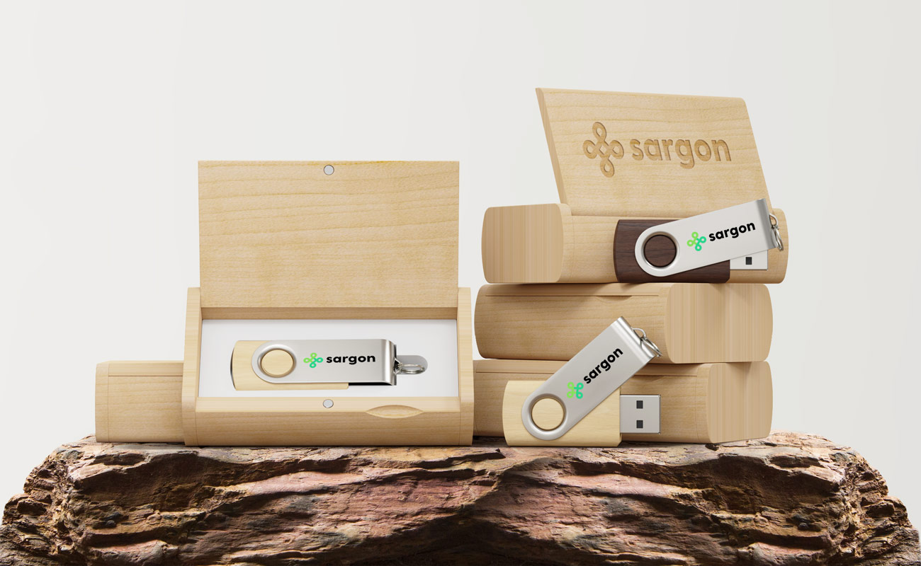 Twister Wood - USB Minnen i Trä gallery thumbnail