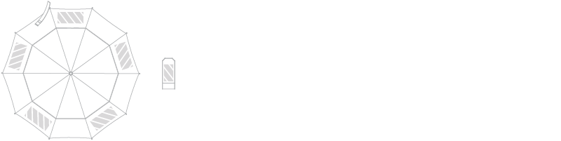 Paraply Fototryck
