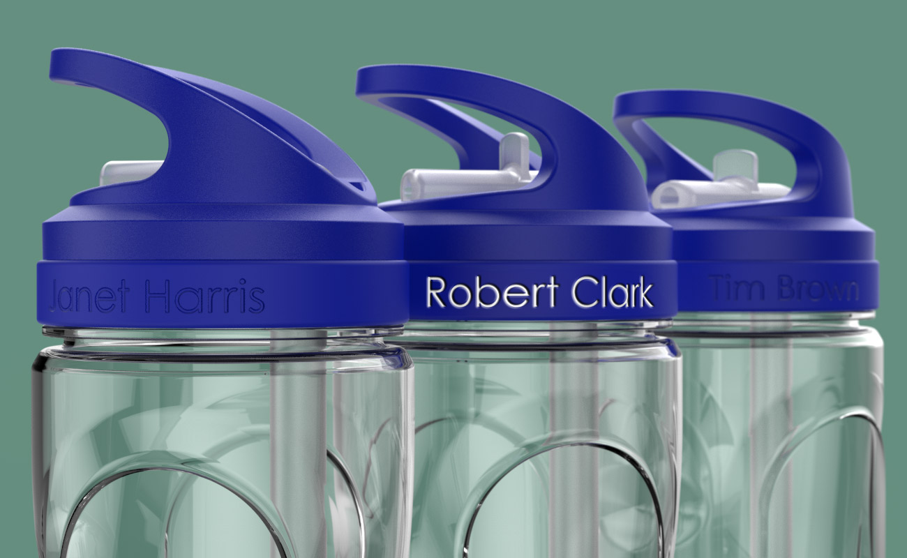 Wave - Tryckta Vattenflaskor i Plast gallery thumbnail