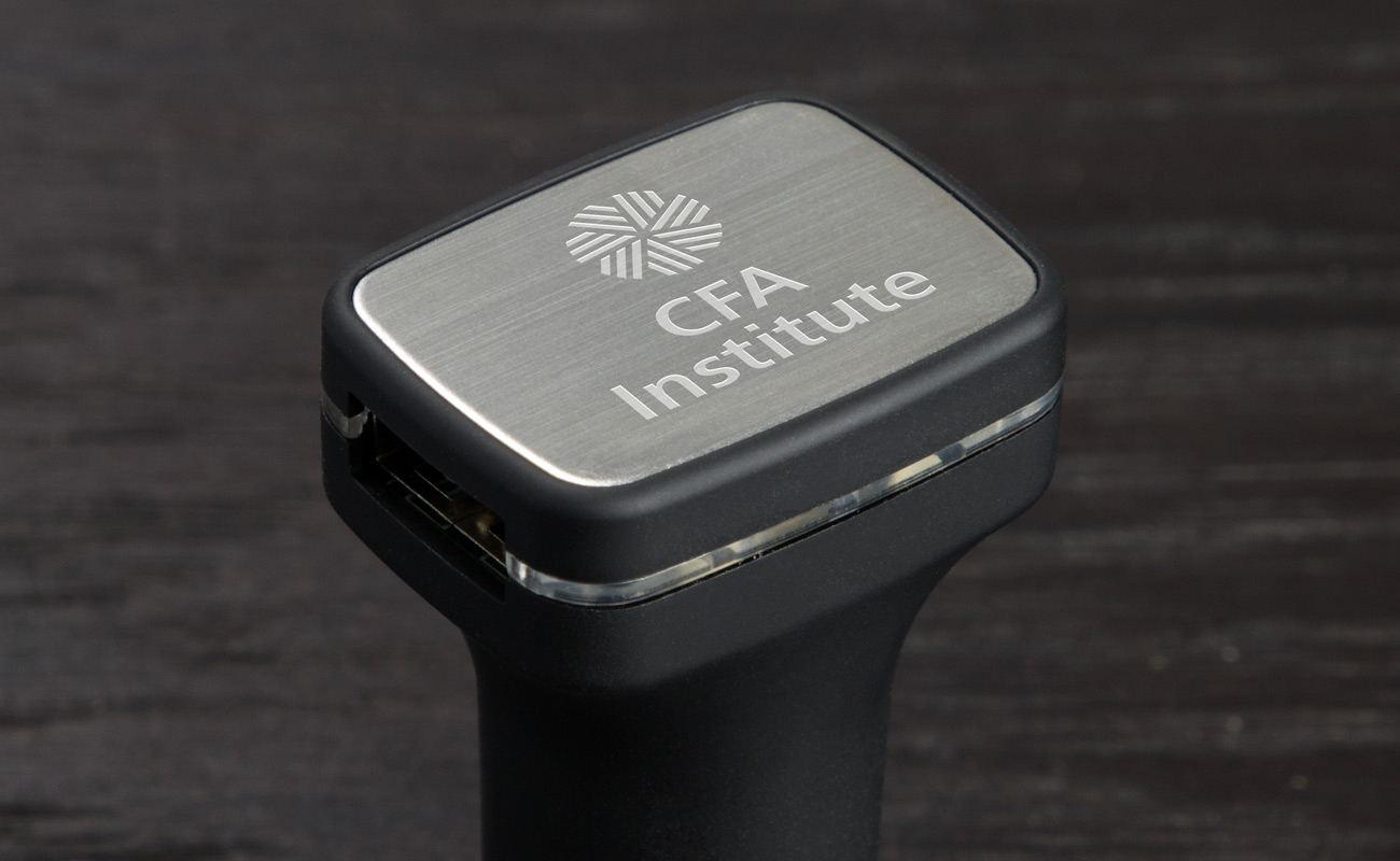 Zip - Logotryckta USB billaddare gallery thumbnail