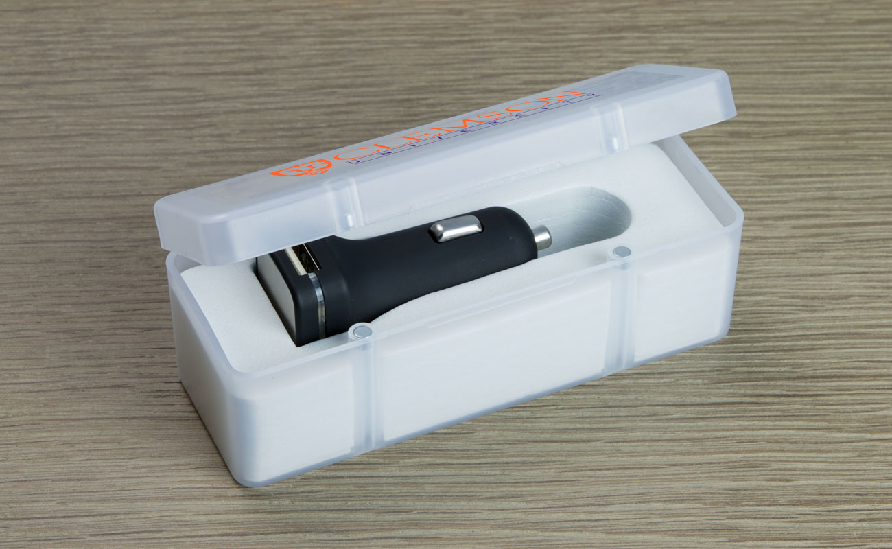 Zip - Logotryckta USB billaddare gallery thumbnail